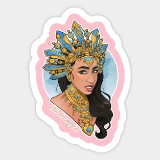 Kween of the Damned (Black & Pink) Sticker